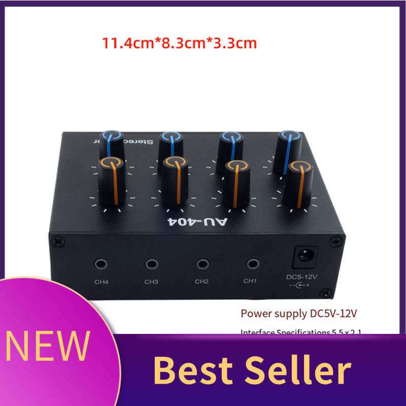 Mix Audio Music - M07K-AU-404 Sonido estéreo Mezclador de cuatro