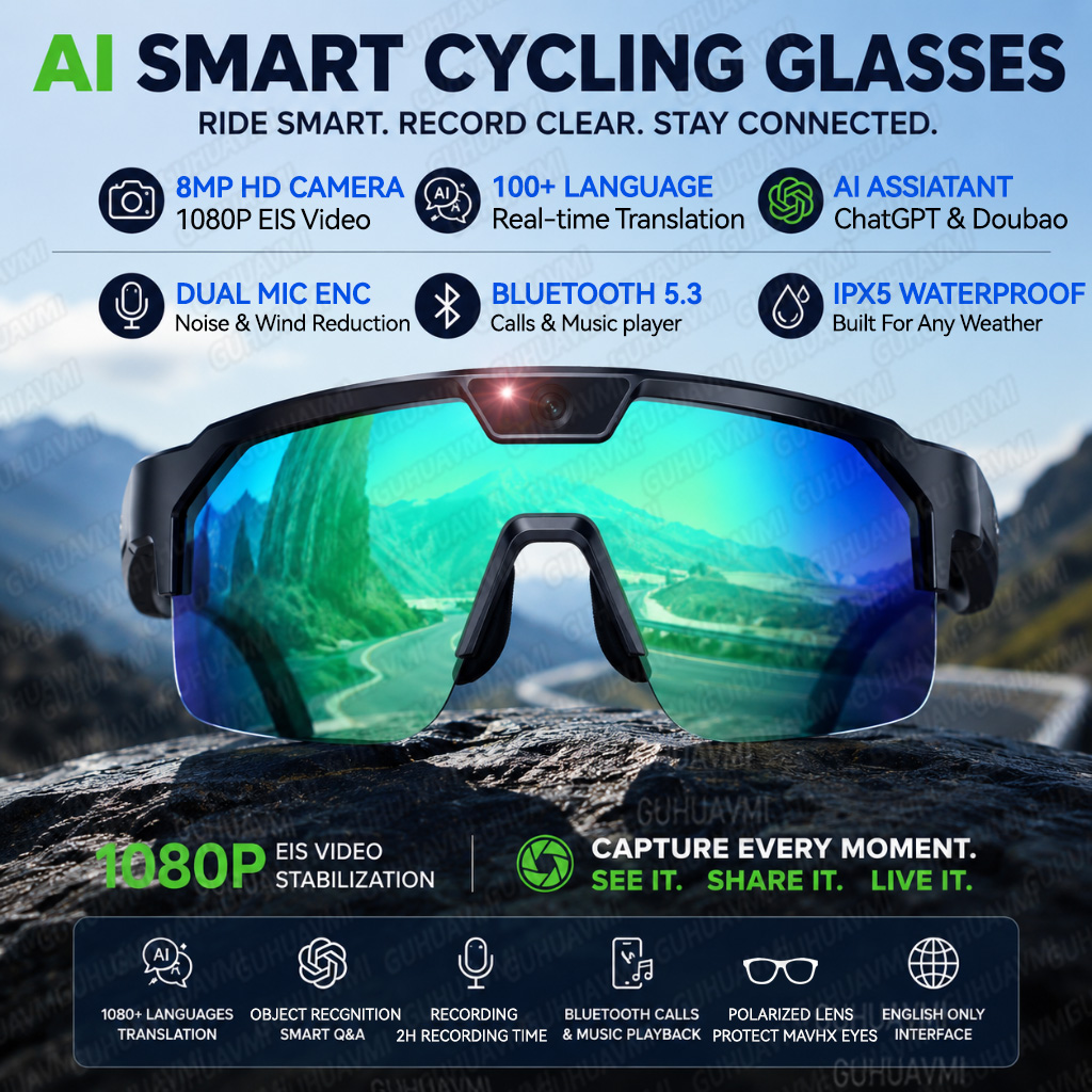 Mix Audio Music - Gafas Inteligentes 2026 Actualizadas con Cámara