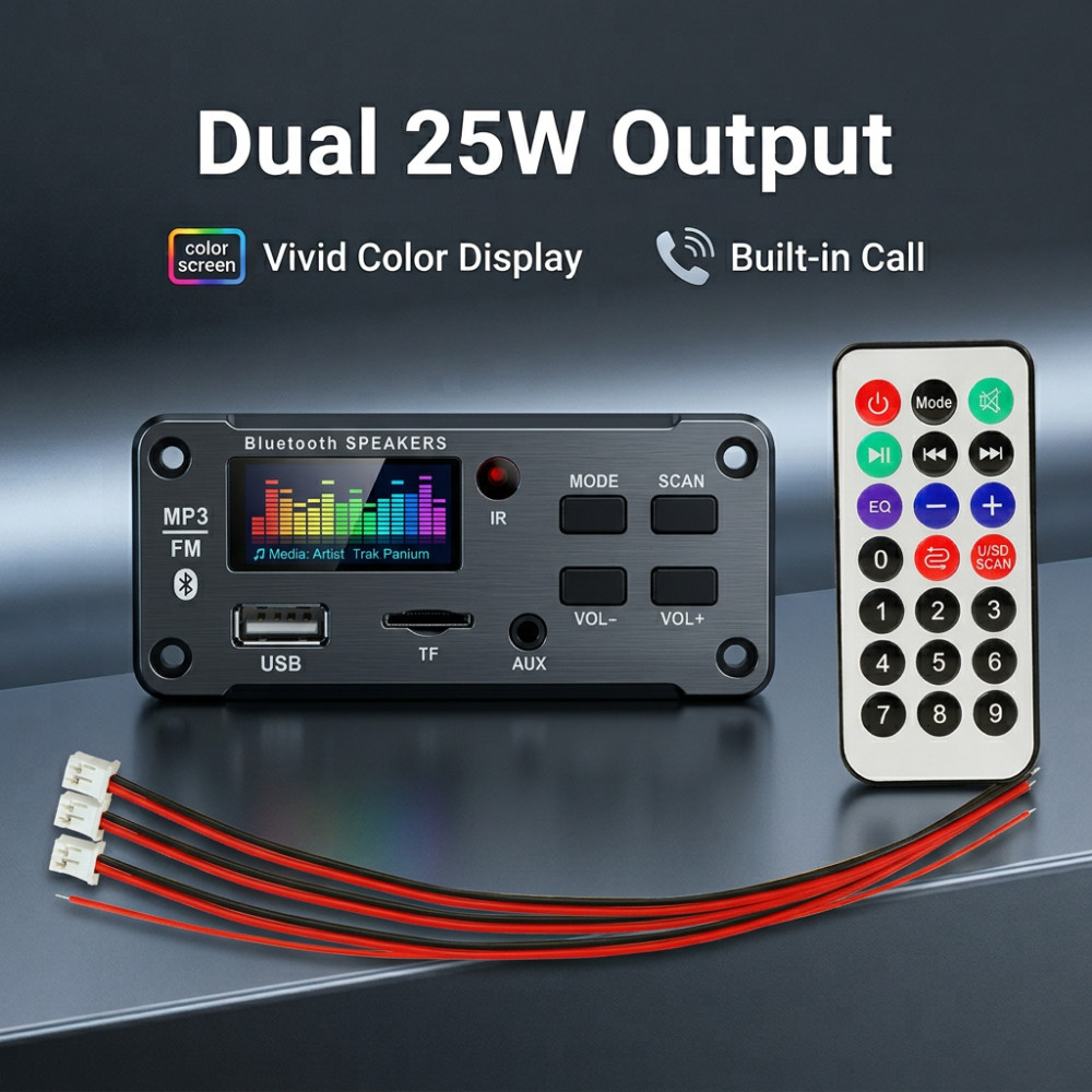 Audio Music App - Amplificador de 50W con Bluetooth, Reproductor