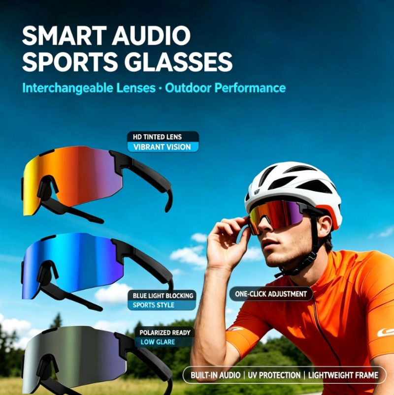 Mix Audio Music - Gafas de Sol Deportivas Inteligentes con