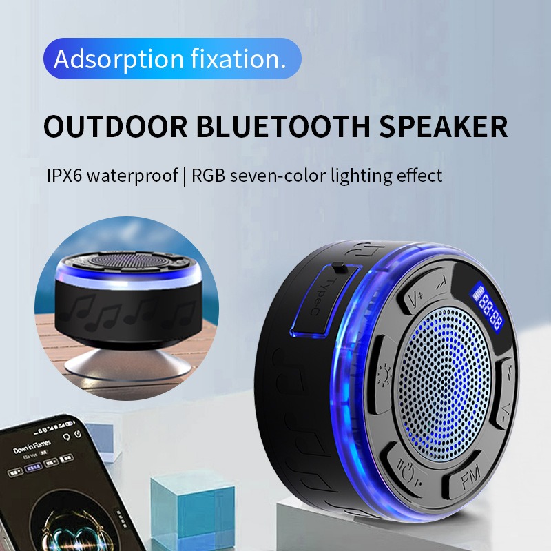 Amazon Music Audio Quality - Altavoz Bluetooth inalámbrico resistente al agua