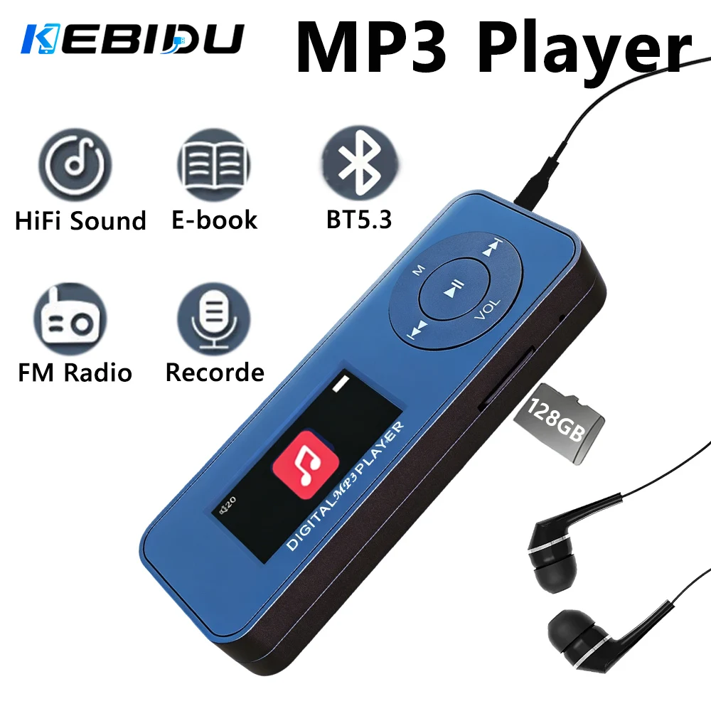 Reproductor MP3 portátil KEBID - Audio Music Recorder reseña y precio