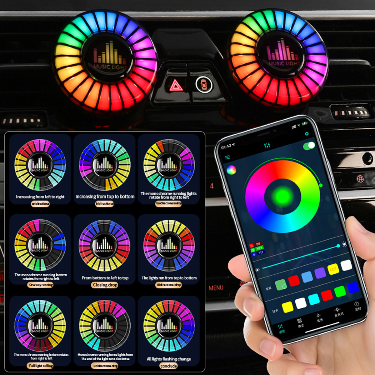 Lámpara de Ritmo Musical para  - Audio Music App reseña y precio