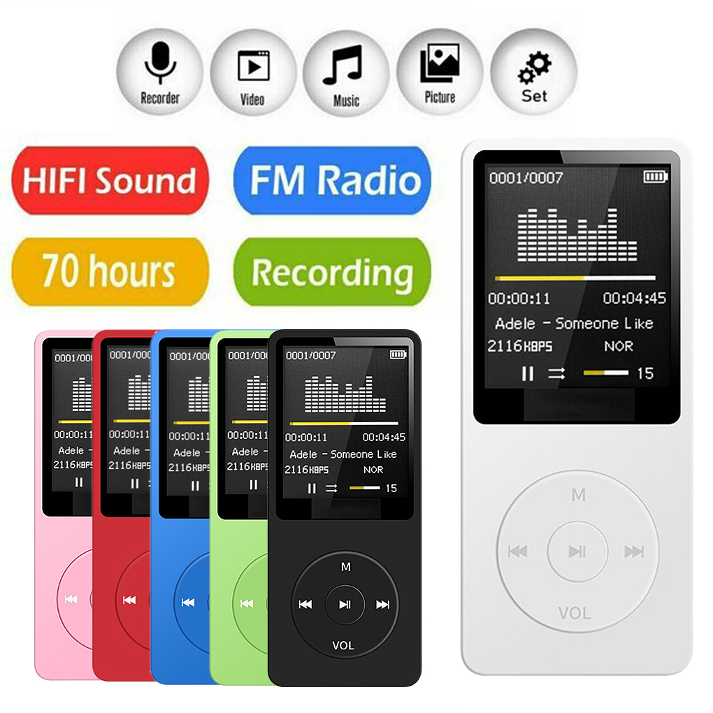 Reproductor de MP3 portátil, g - Audio Music Recorder reseña y precio