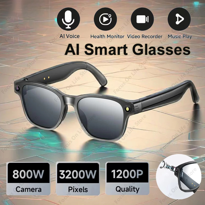 Gafas Inteligentes con IA, Cám - Mix Audio Music reseña y precio