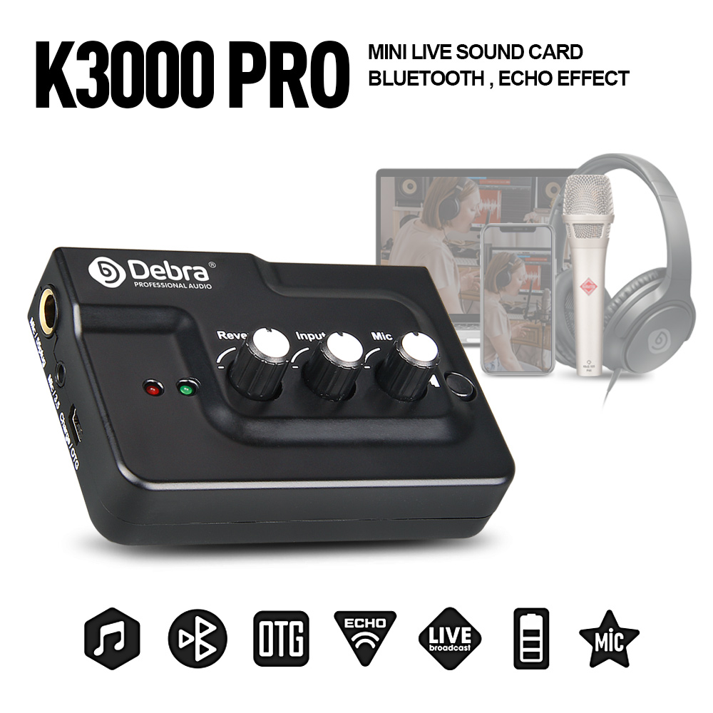 Tarjeta de sonido K3000 PRO, m - Audio Music Recorder reseña y precio