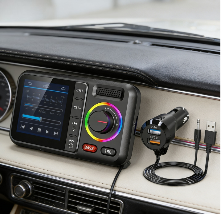 Transmisor FM Inalámbrico con  - Audio Music App reseña y precio